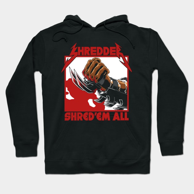 Shred 'em all - Backprint Hoodie by Dicky